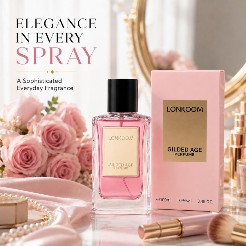 Stylish Parfume – Pink Premium Quality (100ml | 12 x 6 x 5.5 cm)