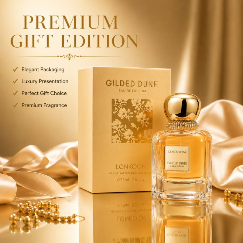 Modern Parfume – Beige Premium Quality (75ml | 14 x 9 x 6.5 cm)