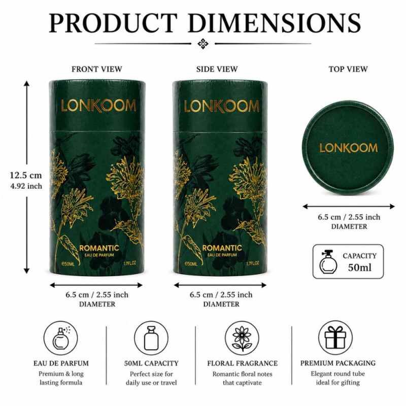 Quality Parfume – Green Premium Quality (40ml | 12.5 x 6.5 cm)