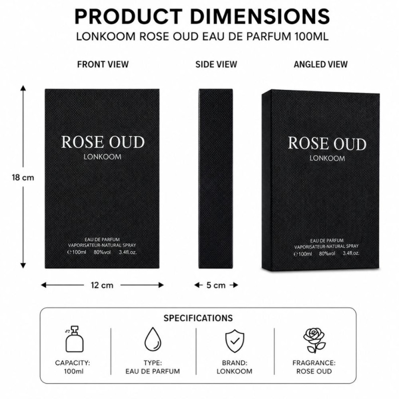 Deluxe Parfume – Black Premium Quality (100ml x 18 x 12 cm)