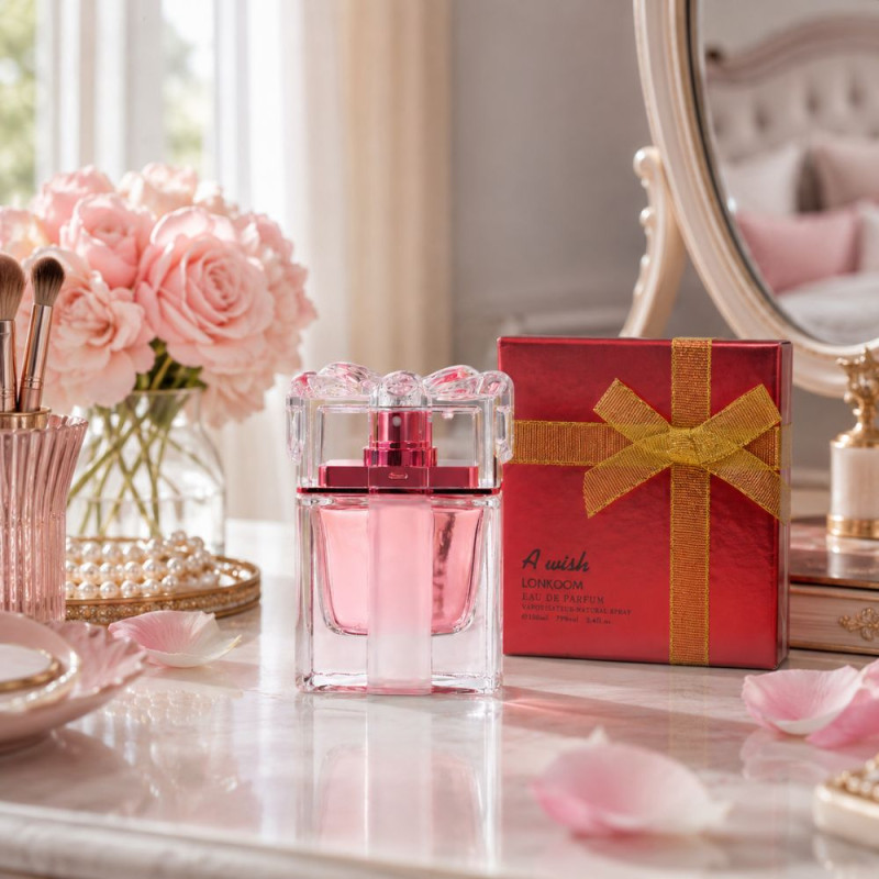 Deluxe Parfume – Pink Premium Quality (100ml | 10 x10 cm)