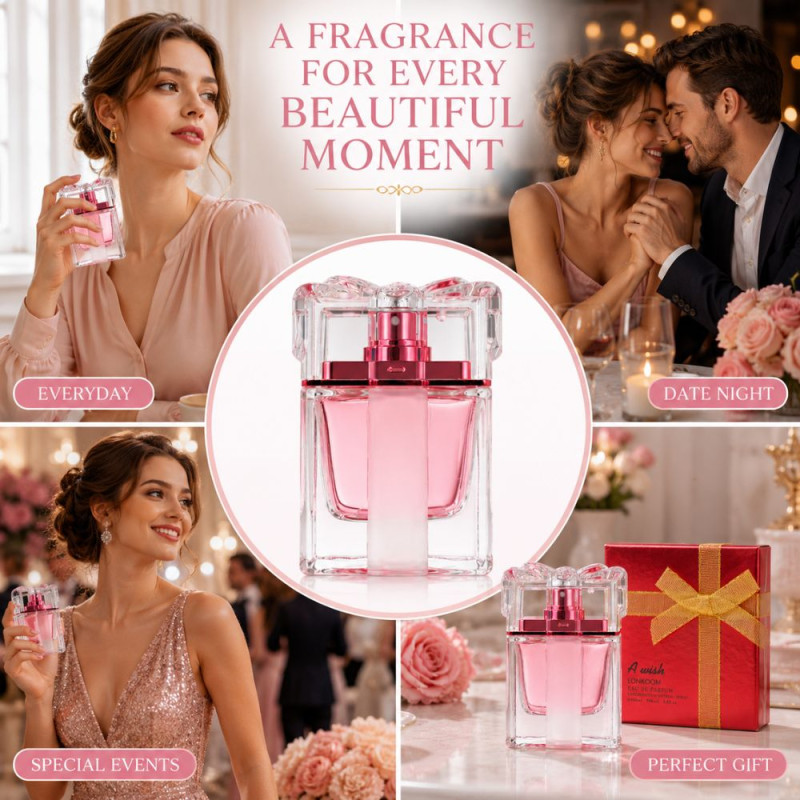 Deluxe Parfume – Pink Premium Quality (100ml | 10 x10 cm)
