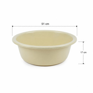 Supreme Care Mixing Bowl Designed for Everyday Cooking &amp; Kitchen Excellence – Ivory (DIA-51, T-17 CM)