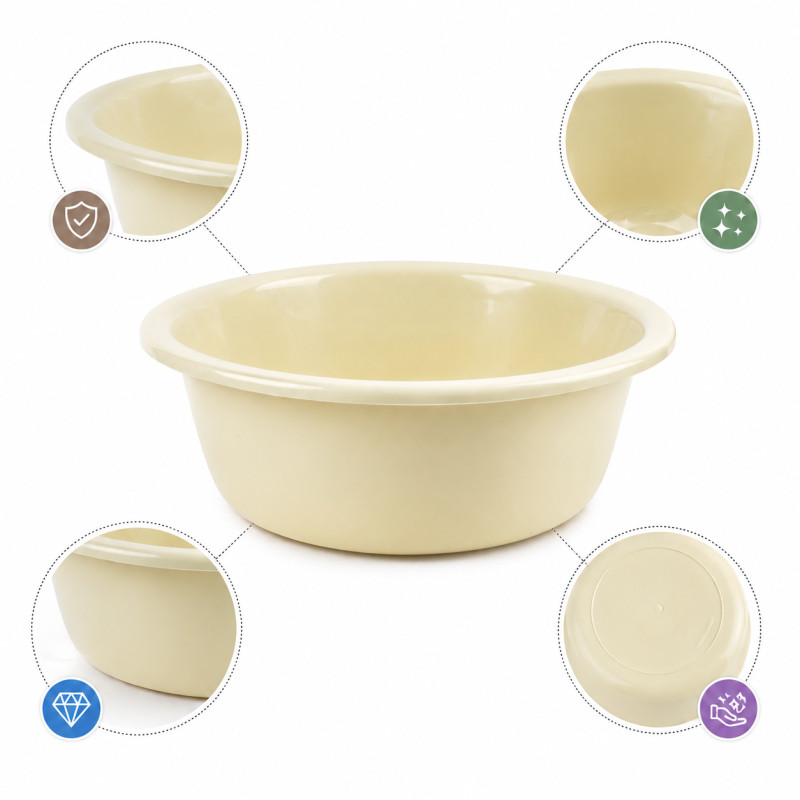 Supreme Care Mixing Bowl Designed for Everyday Cooking &amp; Kitchen Excellence – Ivory (DIA-51, T-17 CM)