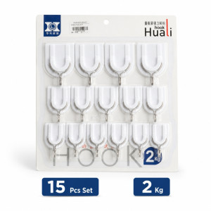 Plastic Hook Set - 15pcs