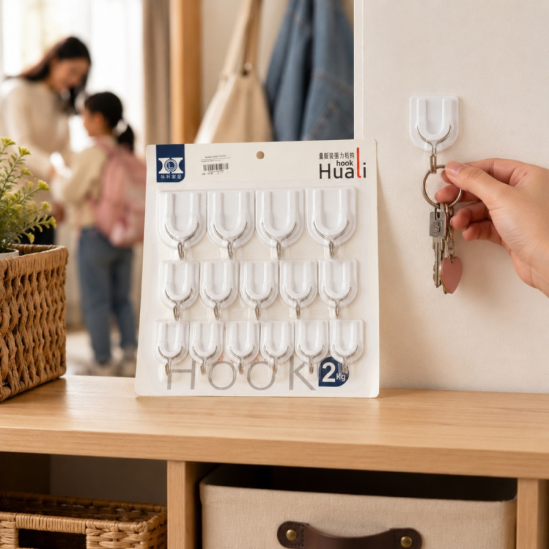 Plastic Hook Set - 15pcs