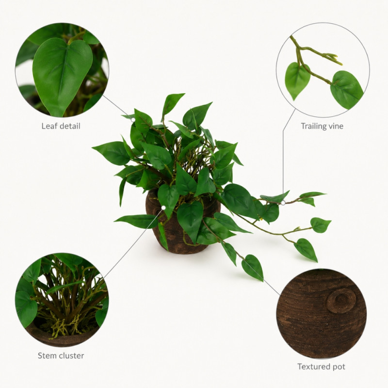 Artificial Scindapsus Aureus Plant