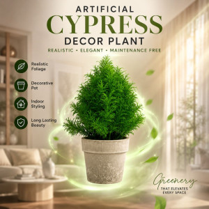 Modern Gleam Artificial Flower Designed for Home Décor &amp; Event Styling – Green (H-29, W-8.5 CM)