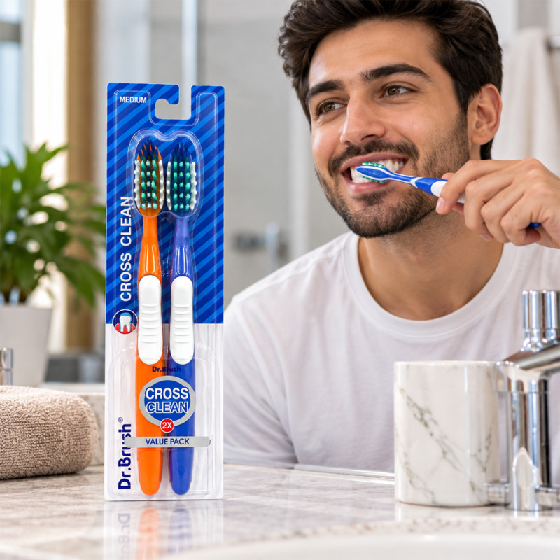 Cross Clean Toothbrushes