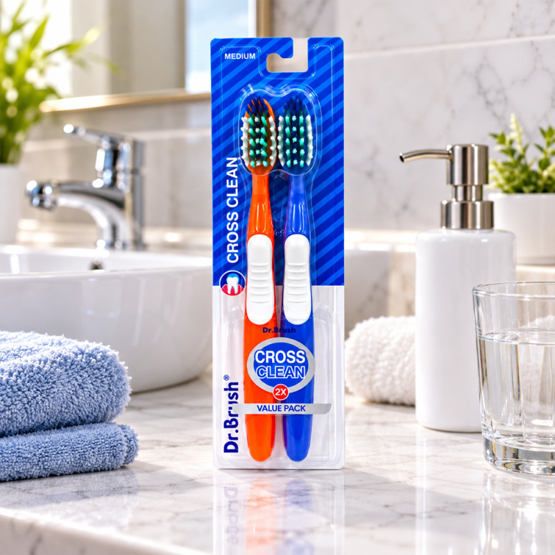 Cross Clean Toothbrushes