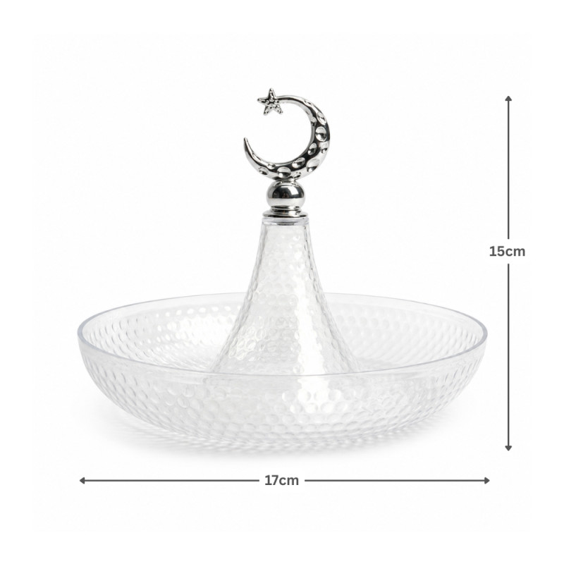 Eid/Ramadan themed Glass Serving Dish