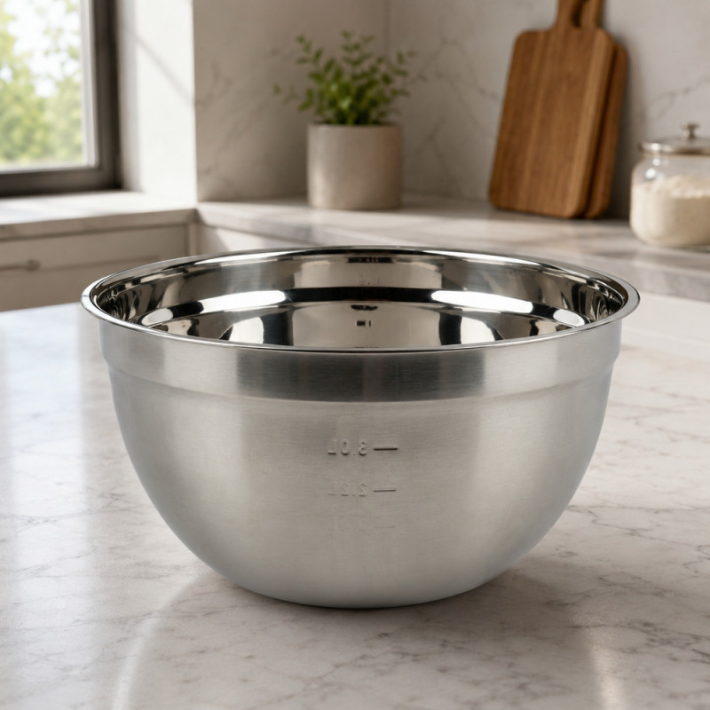 Superior Find Salad Basin Designed for Everyday Cooking &amp; Kitchen Excellence – Stainless Steel (H-14, DIA-26 CM)