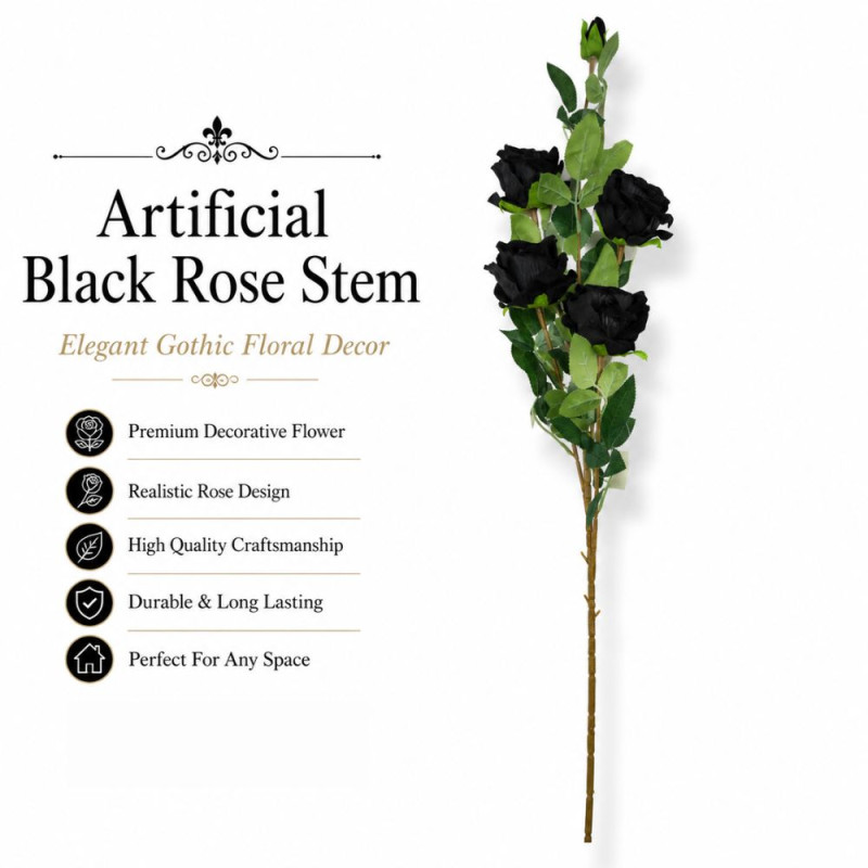 Classic Artificial Flower – Green Light Brown Premium Quality (115 cm)