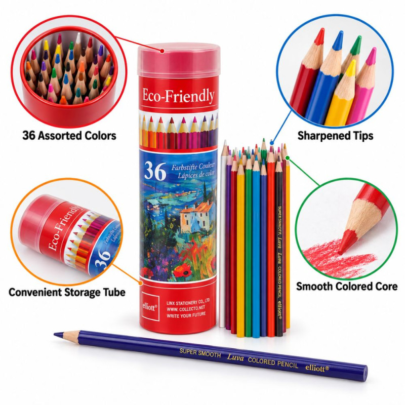 Eco-Friendly Colored Pencils