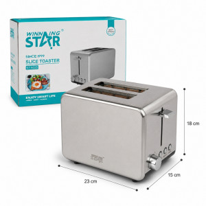 Stainless Steel Slice Toaster