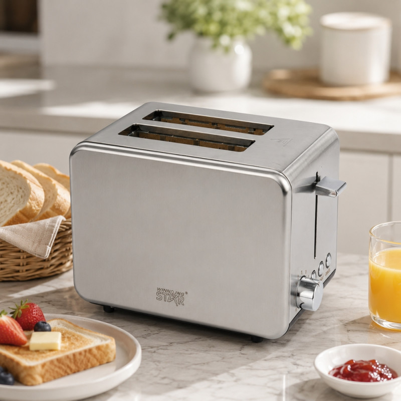 Stainless Steel Slice Toaster