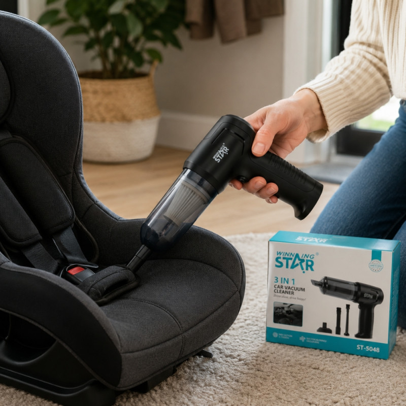 3-in-1 Car Vacuum Cleaner – Compact