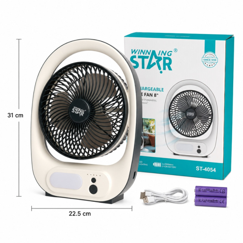 Winning Star Rechargeable Fan