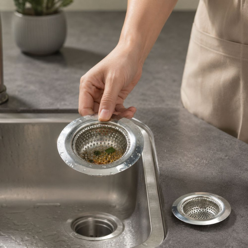 Basin Strainer Set – Silver