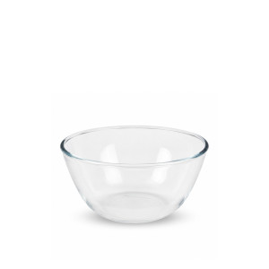 Premium Clear Glass Mixing Bowl | Multipurpose Kitchen Use | 12 x 26.5cm Transparent
