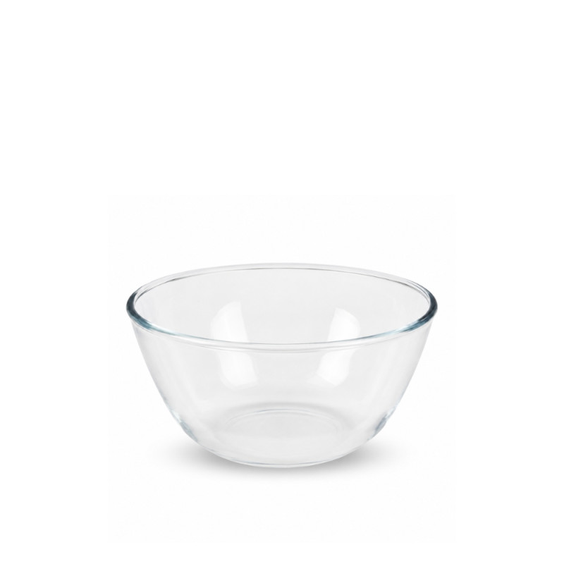 Premium Clear Glass Mixing Bowl | Multipurpose Kitchen Use | 12 x 26.5cm Transparent