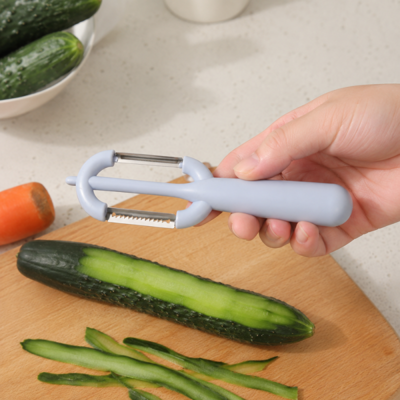 Double-Sided Vegetable Peeler - Stainless Steel