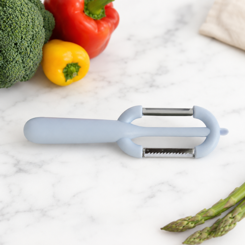 Double-Sided Vegetable Peeler - Stainless Steel