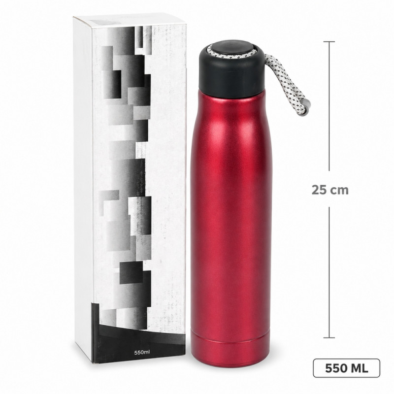 Classic vacuum flask – Red Premium Quality (25.5cm)