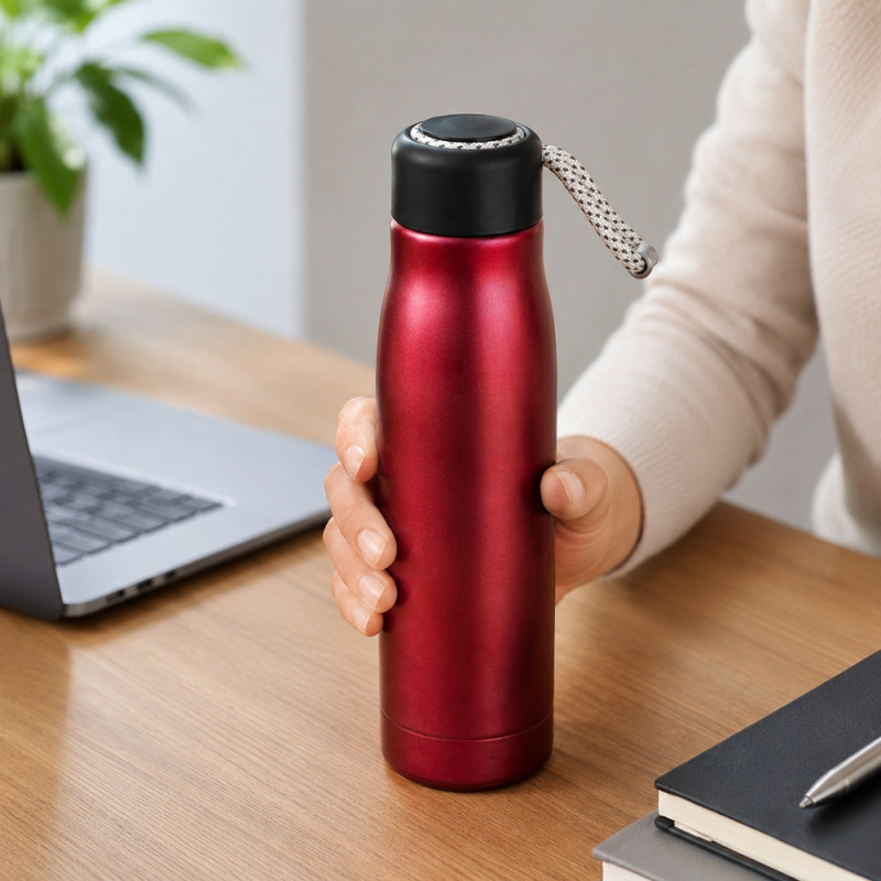 Classic vacuum flask – Red Premium Quality (25.5cm)