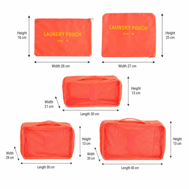 Laundry Bag Set – Red
