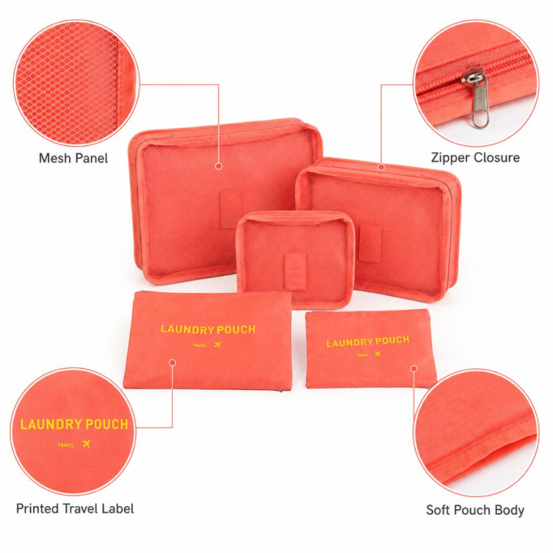 Laundry Bag Set – Red