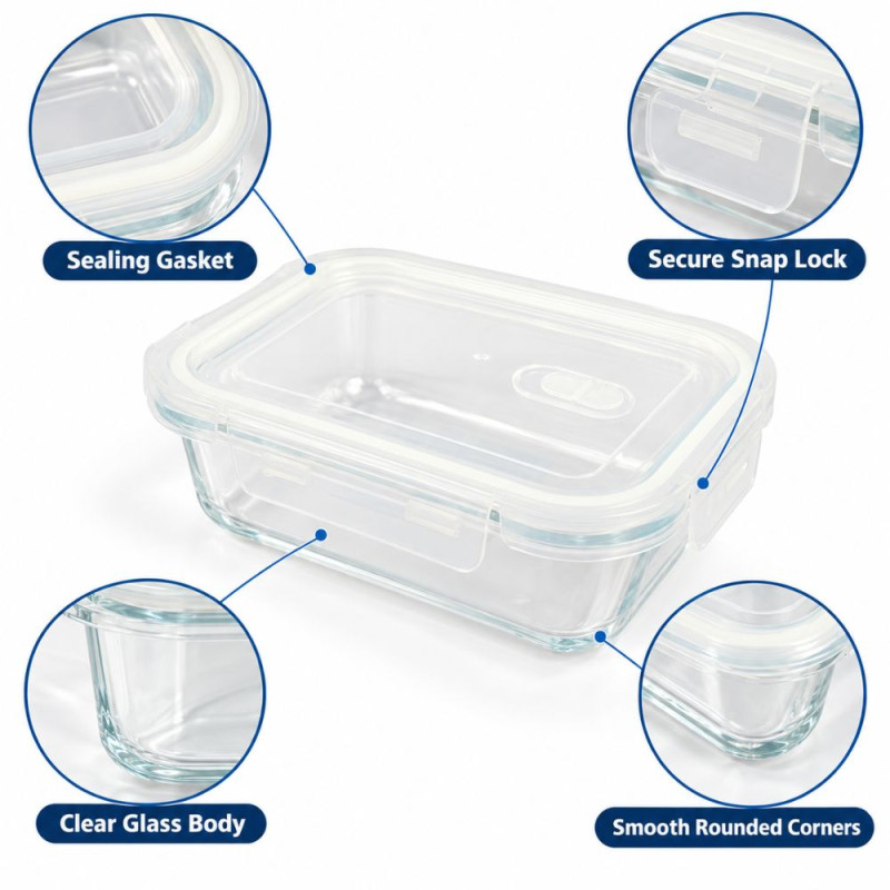 Glass Food Storage Container