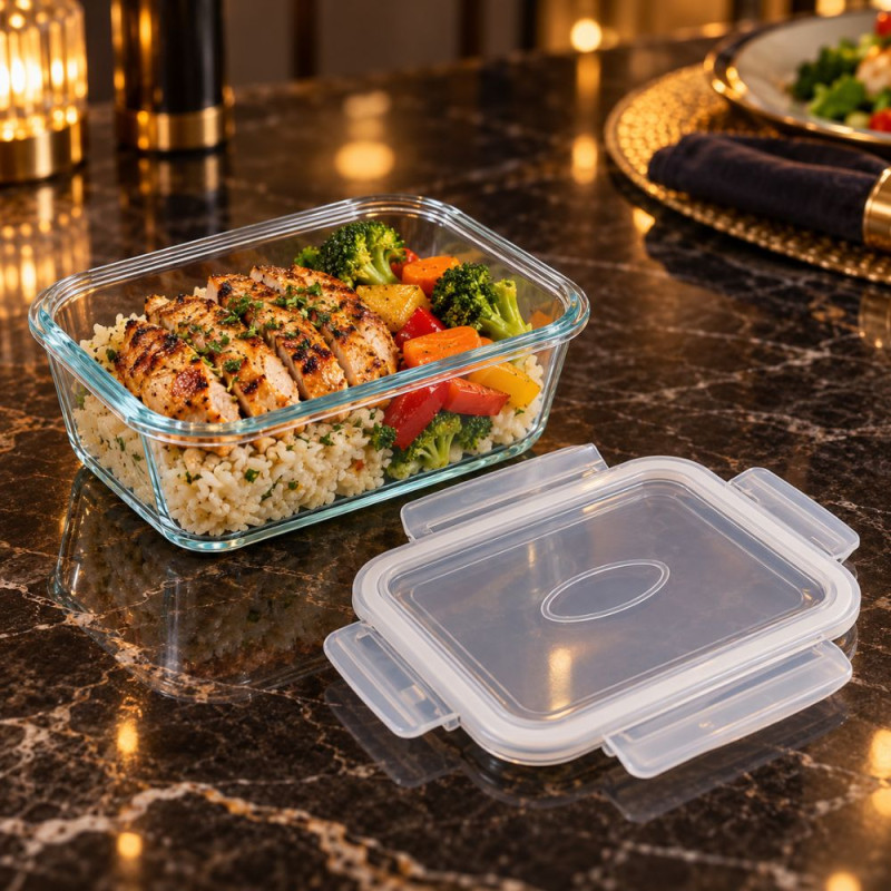 Glass Food Storage Container
