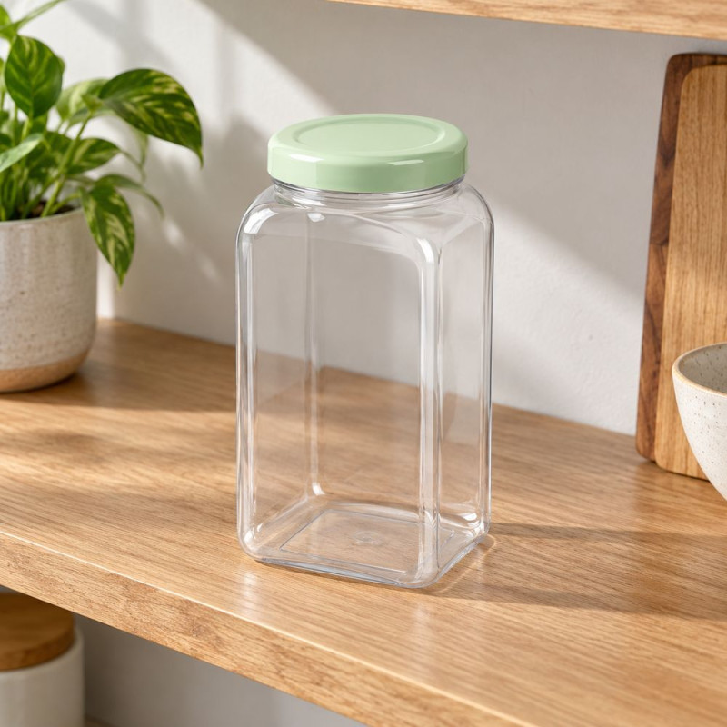 Square Storage Jar