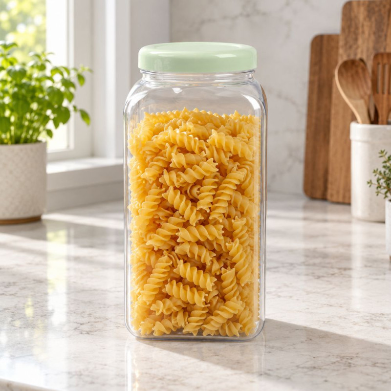 Square Storage Jar