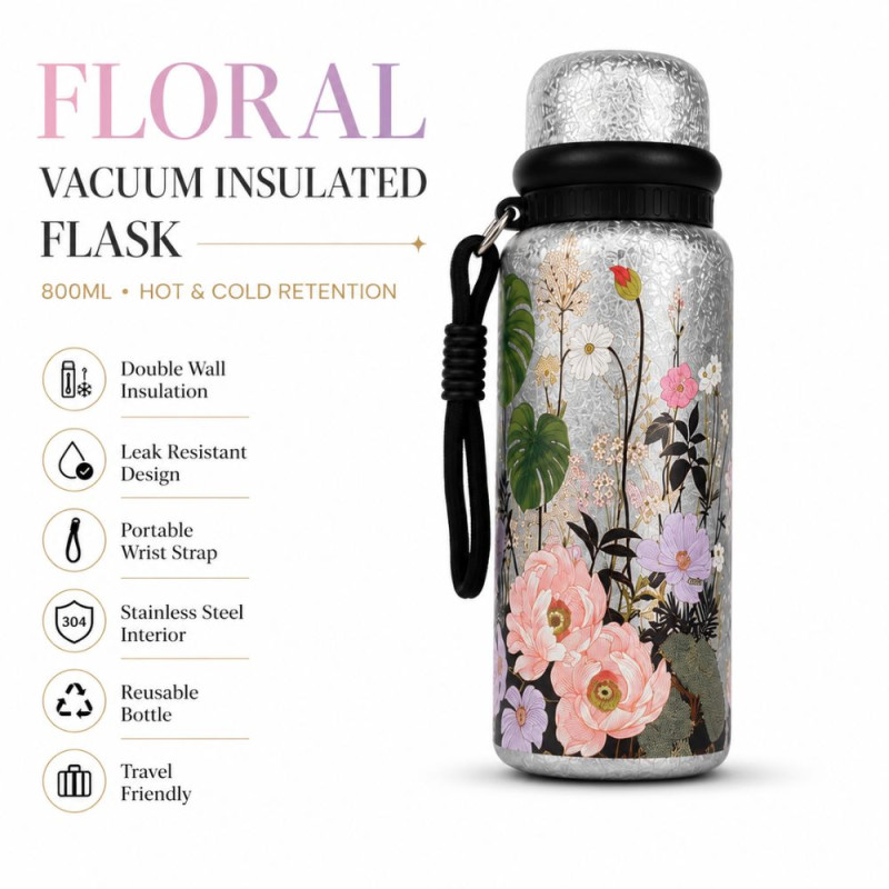 Stylish vacuum flask – Multi colors Premium Quality (24 x 7 cm)