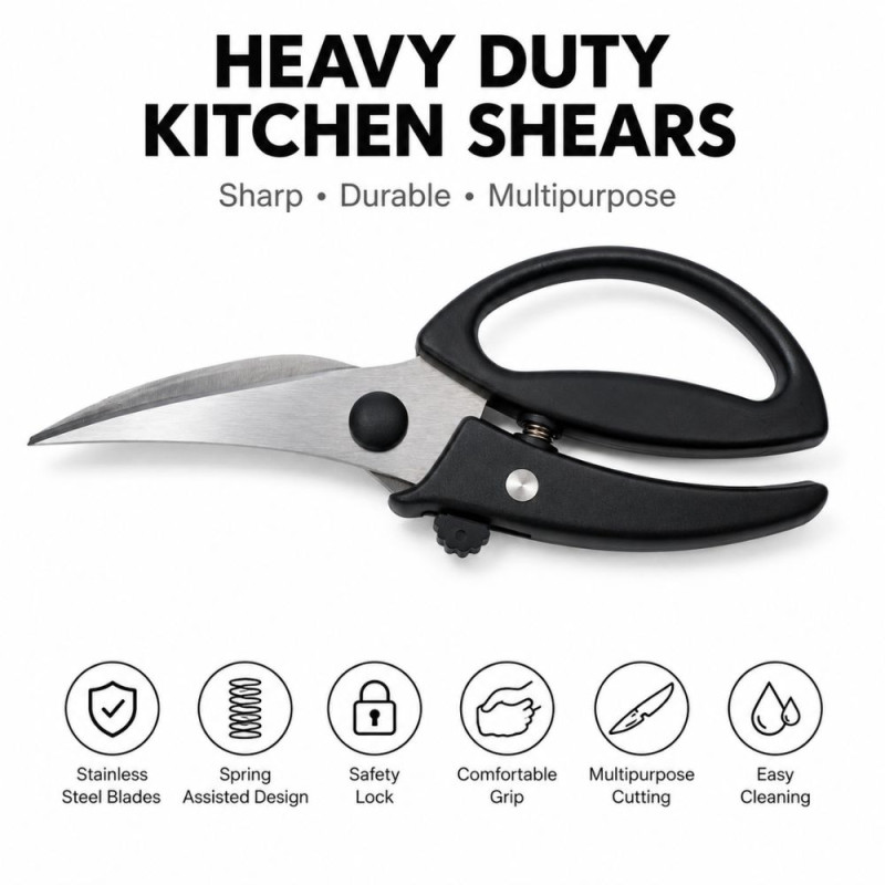Deluxe SCEISSOR J – Silver Black Premium Quality (23cm)