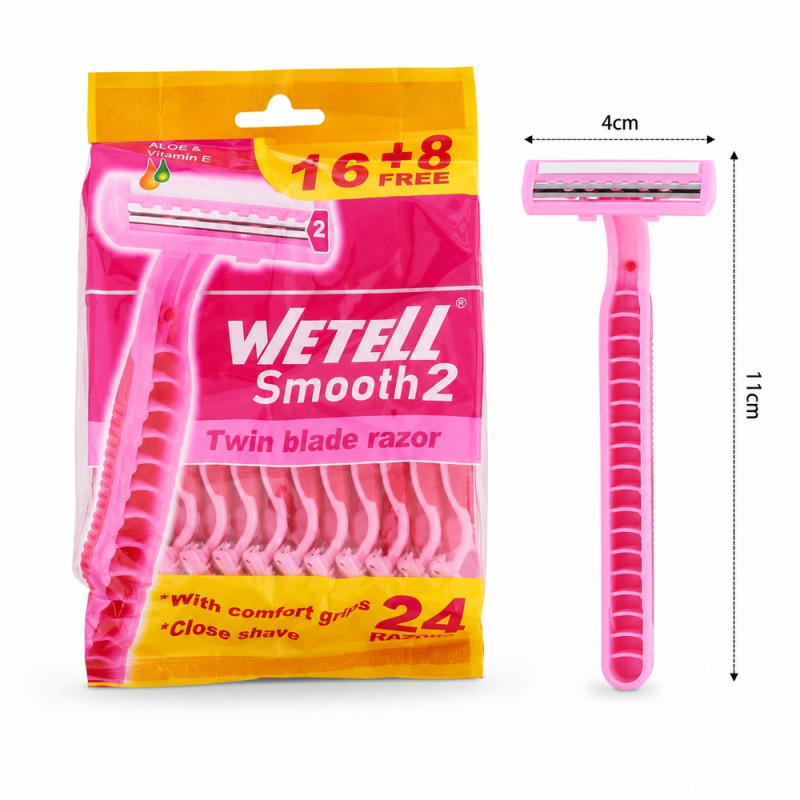 Wetell Triple Blade Women's Razor - 24pcs