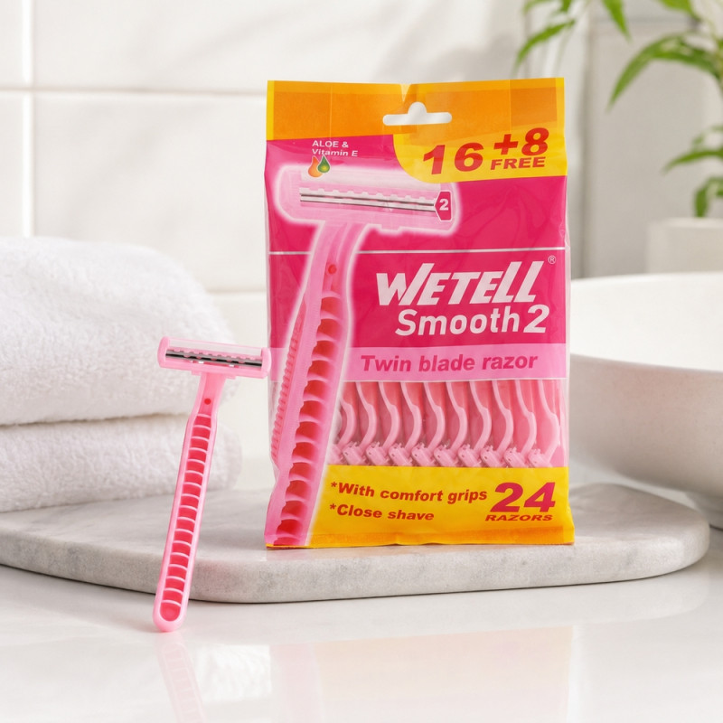 Wetell Triple Blade Women's Razor - 24pcs