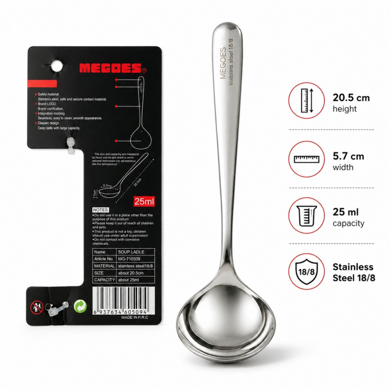 Stainless Steel Soup Ladle