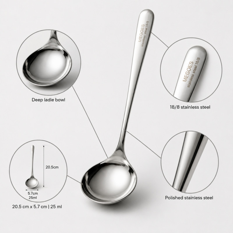 Stainless Steel Soup Ladle