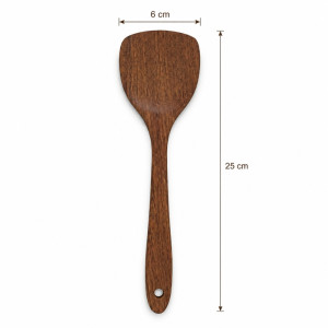 Trendy Spark Kitchen Spatula Designed for Everyday Cooking &amp; Kitchen Excellence – Brown (H-25, W-6 CM)