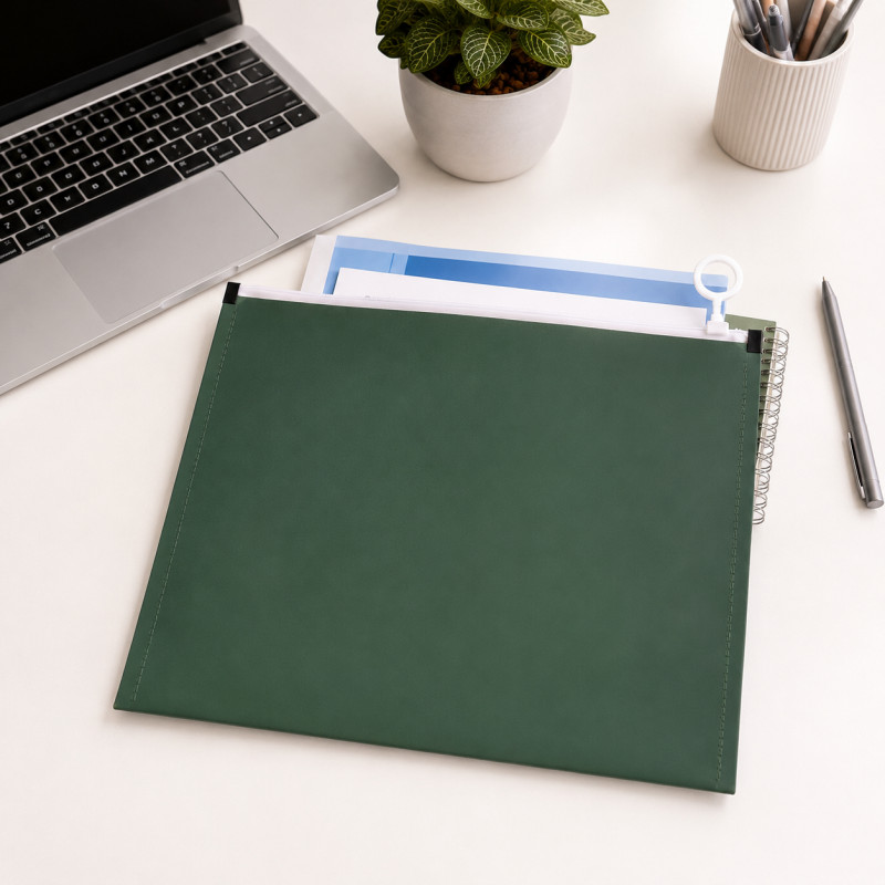 Bright Level Hanging File Designed for Everyday Convenience – Forest Green (H-24, W-33 CM)