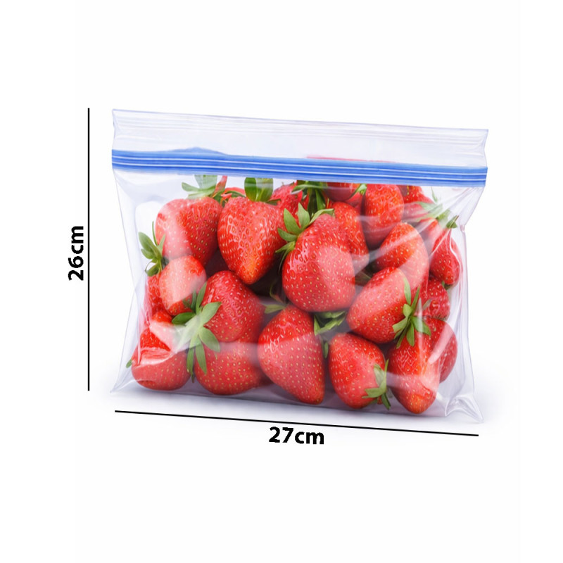 Clear Multi-Purpose Zipper Organizer Bag – Transparent (27cm)