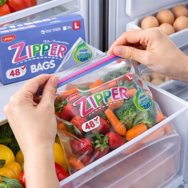 Clear Multi-Purpose Zipper Organizer Bag – Transparent (27cm)