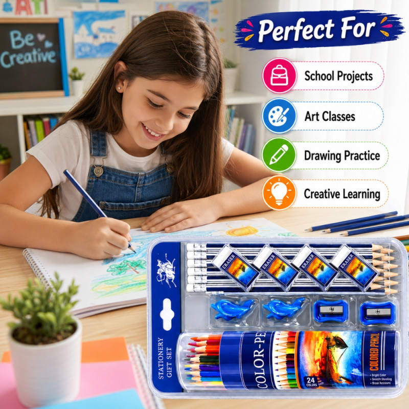 Classic art set – Multicolor Premium Quality (44PCS)