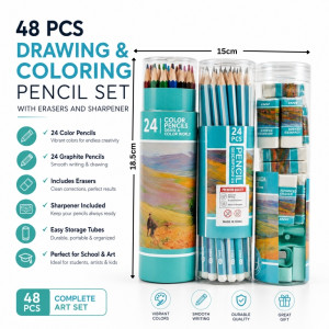 Elegant stationery set – Multicolor Premium Quality (24PCS) Elegant stationery set – Multicolor Premium Quality (24PCS)