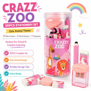 Stylish stationery set – Pink Premium Quality (30PCS) Stylish stationery set – Pink Premium Quality (30PCS)