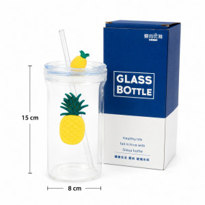 Pineapple Glass Bottle