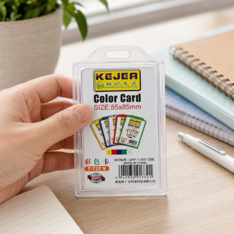 Modern Grace Id Card Holder Designed for Professional &amp; Secure Identification – Multi Color (H-10, W-6.5 CM)